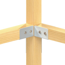 Spojka na hranol 80 x 80 mm, pozinkovaná oceľ Spojka na hranol 80 x 80 mm, pozinkovaná oceľ